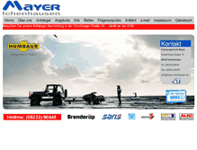 Tablet Screenshot of fahrzeugtechnik-mayer.de